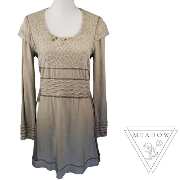 Elisa Cavaletti Dress Italian Designer Large 12 Capsule Collection Bohemian - Picture 1 of 13